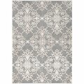 Mayberry Rug 7 ft. 10 in. x 9 ft. 10 in. Galleria Monica Area Rug, Gray GAL7456 8X10